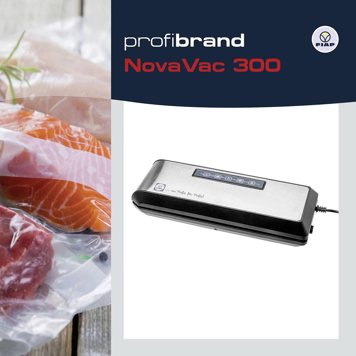 FIAP 2046 profibrand NovaVac 300 Vakuumierer (B x H x T) 350 x 55 x 140mm