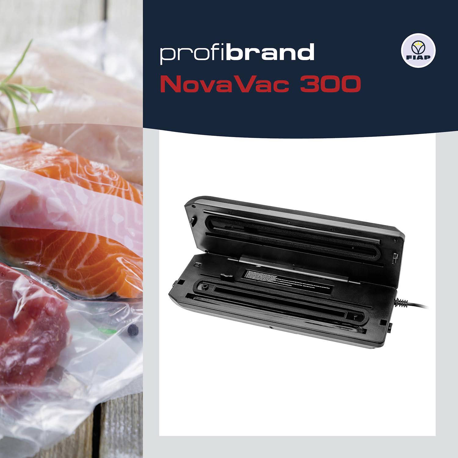 FIAP 2046 profibrand NovaVac 300 Vakuumierer (B x H x T) 350 x 55 x 140mm