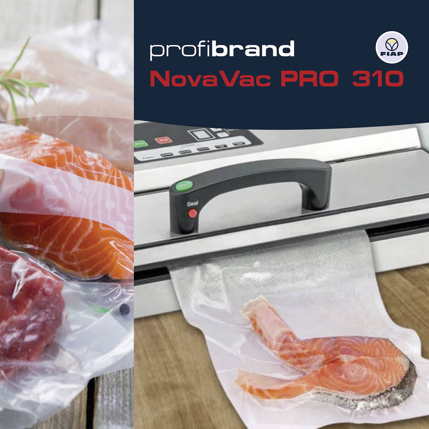 FIAP 2048 profibrand NovaVac PRO 310 Vakuumierer (B x H x T) 391 x 150 x 280mm