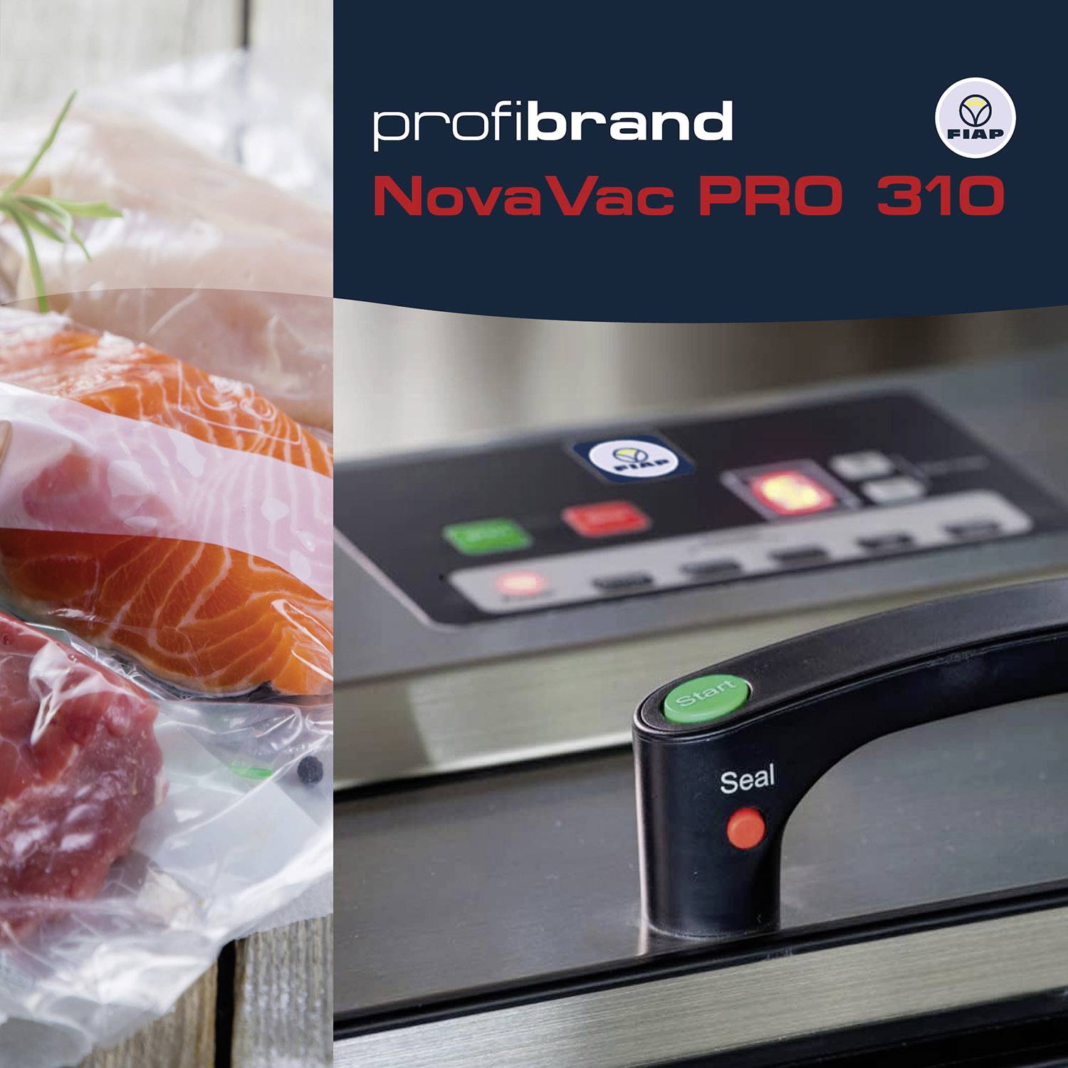 FIAP 2048 profibrand NovaVac PRO 310 Vakuumierer (B x H x T) 391 x 150 x 280mm