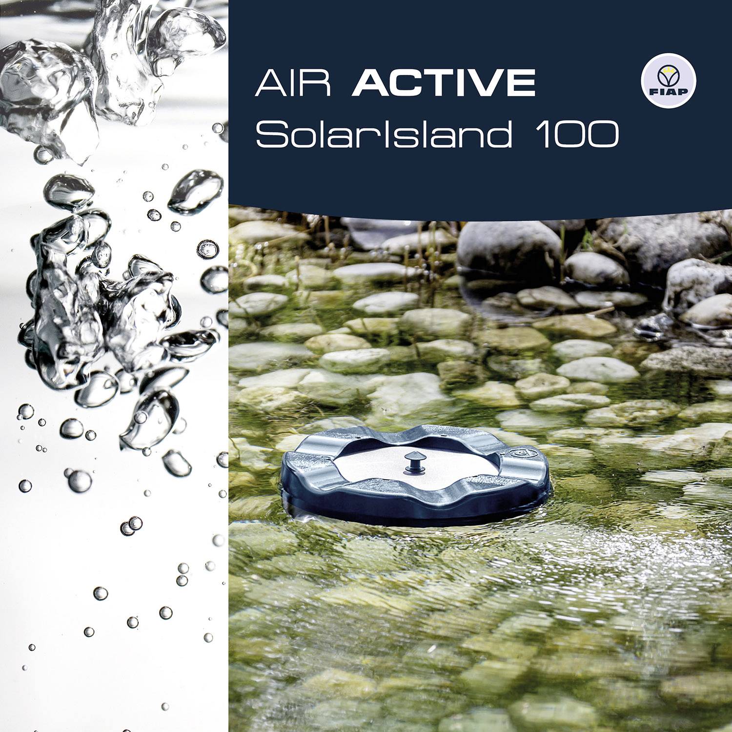 FIAP 2970 Air Active Solar Island 100 Schwimmender Solarteichbelüfter