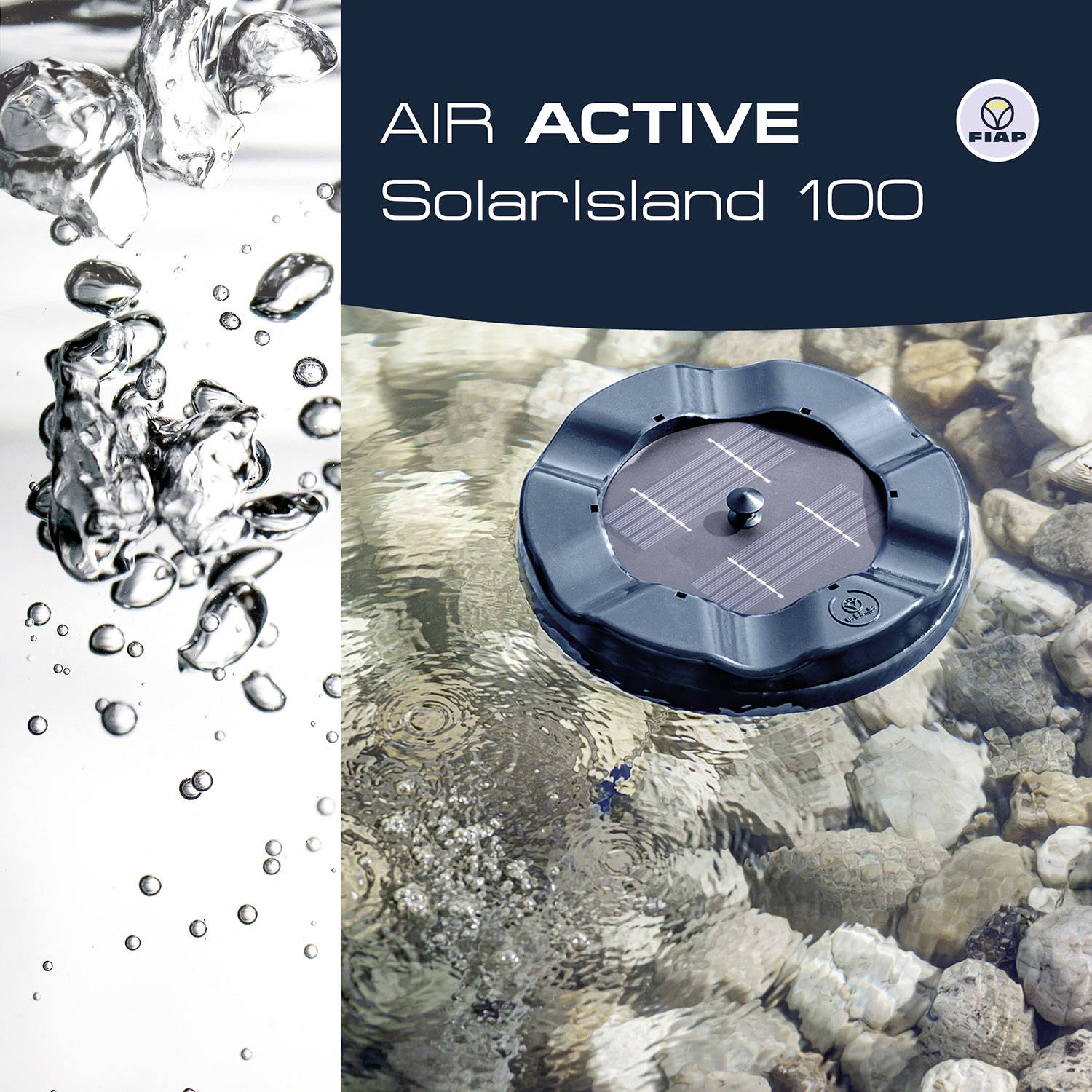 FIAP 2970 Air Active Solar Island 100 Schwimmender Solarteichbelüfter