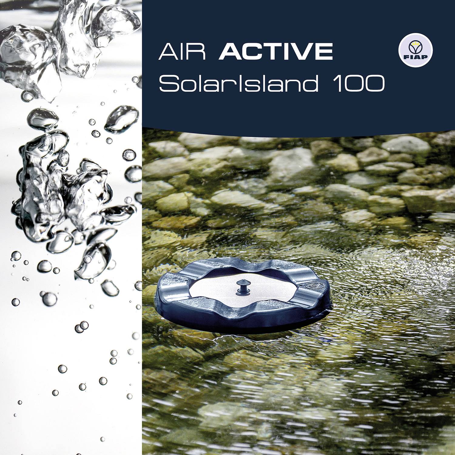 FIAP 2970 Air Active Solar Island 100 Schwimmender Solarteichbelüfter