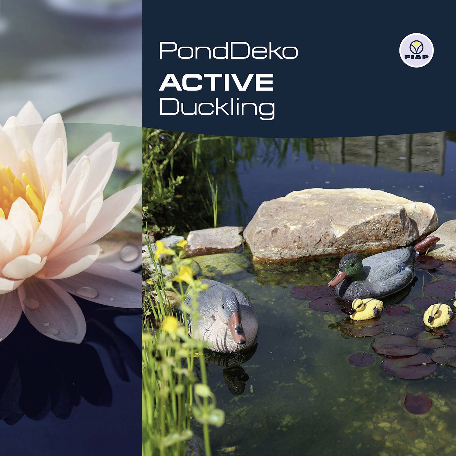 FIAP 2332 Deco Active Duckling Deko-Figur Entenküken Kunststoff