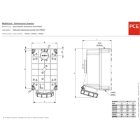 PCE 75352-6 CEE Wandsteckdose 63 A 5polig 400 V 1 St. PCE 75352-6 CEE Wandsteckdose 63 A 5polig 400 V 1 St.