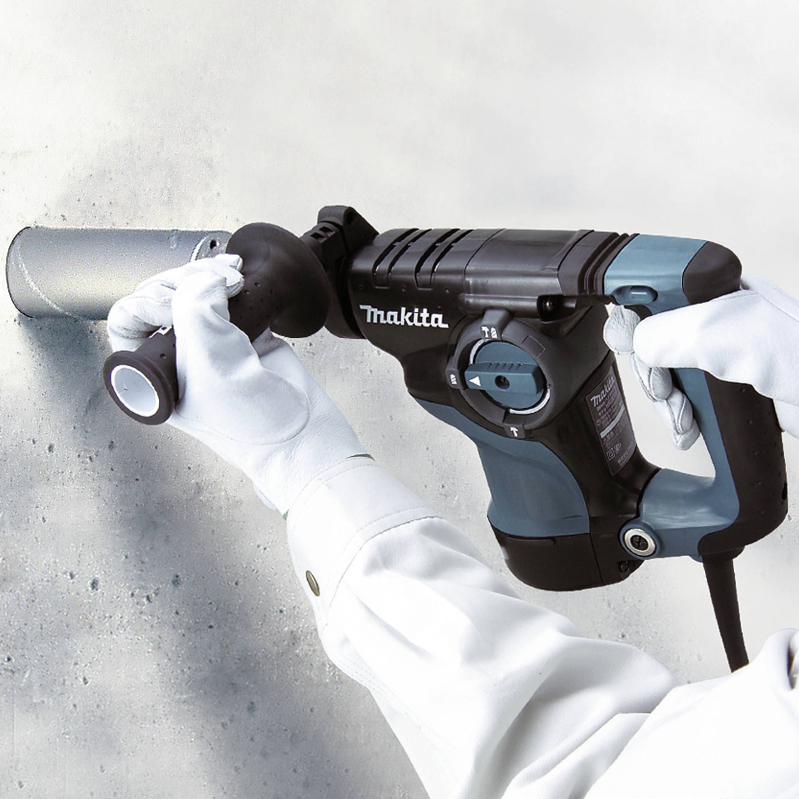Makita HR2811FT SDS-Plus-Kombihammer, Bohrhammer 800W inkl. Koffer, ohne Akku, ohne Ladegerät