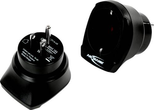 Ansmann 1250-0002 Reiseadapter EU to US