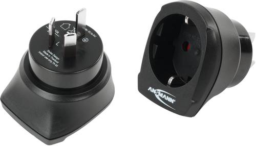 Ansmann 1250-0003 Reiseadapter EU to AU