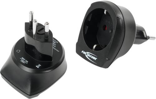 Ansmann 1250-0004 Reiseadapter EU to CH