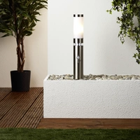 Brilliant G46789/82 Außenstandleuchte mit Bewegungsmelder Energiesparlampe, LED E27, LED fest einge Brilliant G46789/82 Außenstandleuchte mit Bewegungsmelder Energiesparlampe, LED E27, LED fest einge