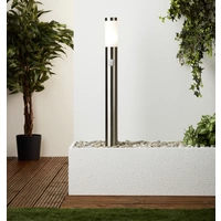 Brilliant G46799/82 Bole Außenstandleuchte mit Bewegungsmelder Energiesparlampe, LED E27, LED fest eingebaut 60.84W Edelstahl Brilliant G46799/82 Bole Außenstandleuchte mit Bewegungsmelder Energiesparlampe, LED E27, LED fest eingebaut 60.84W Edelstahl