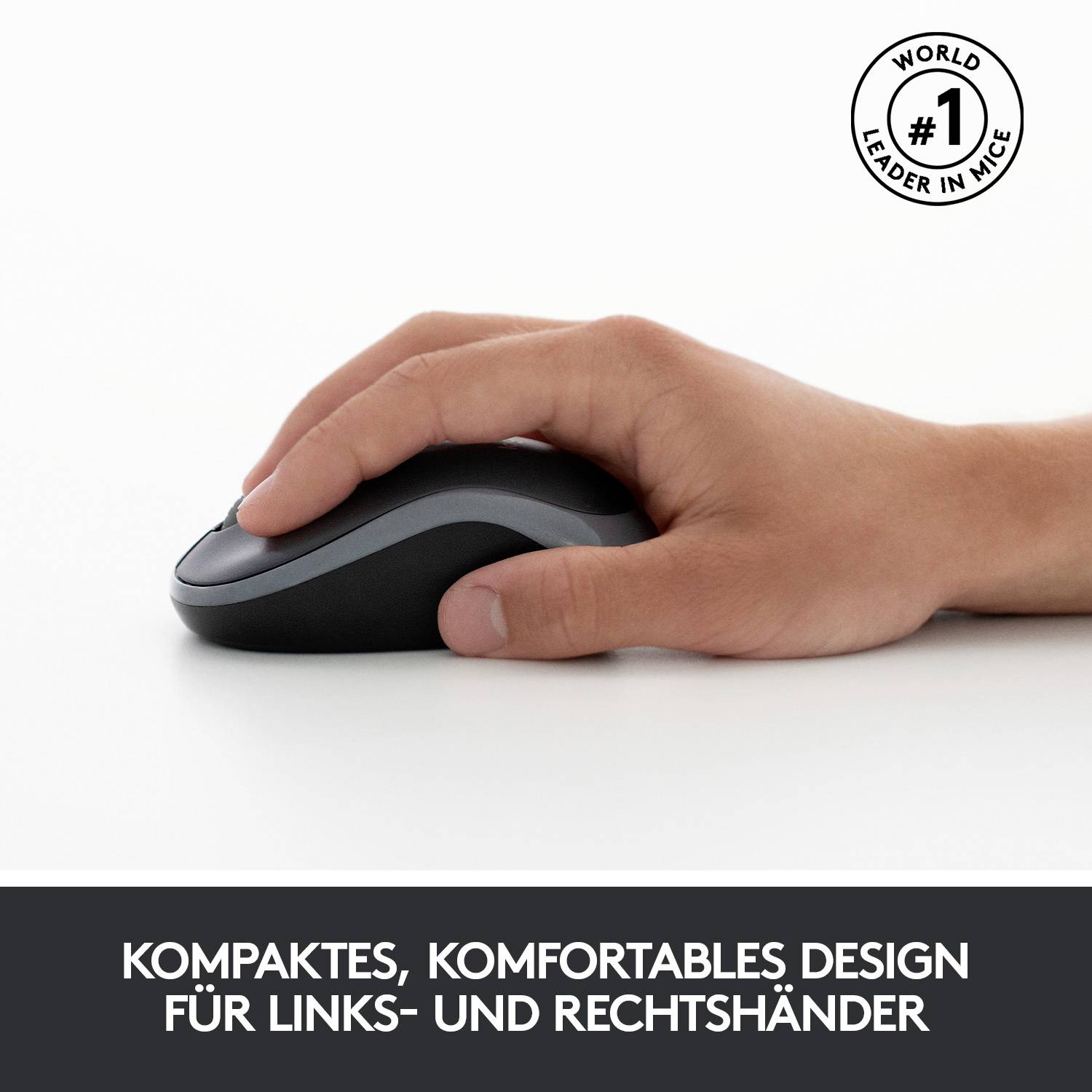 Logitech MK270 Wireless Combo Funk Tastatur, Maus-Set Deutsch, QWERTZ Schwarz