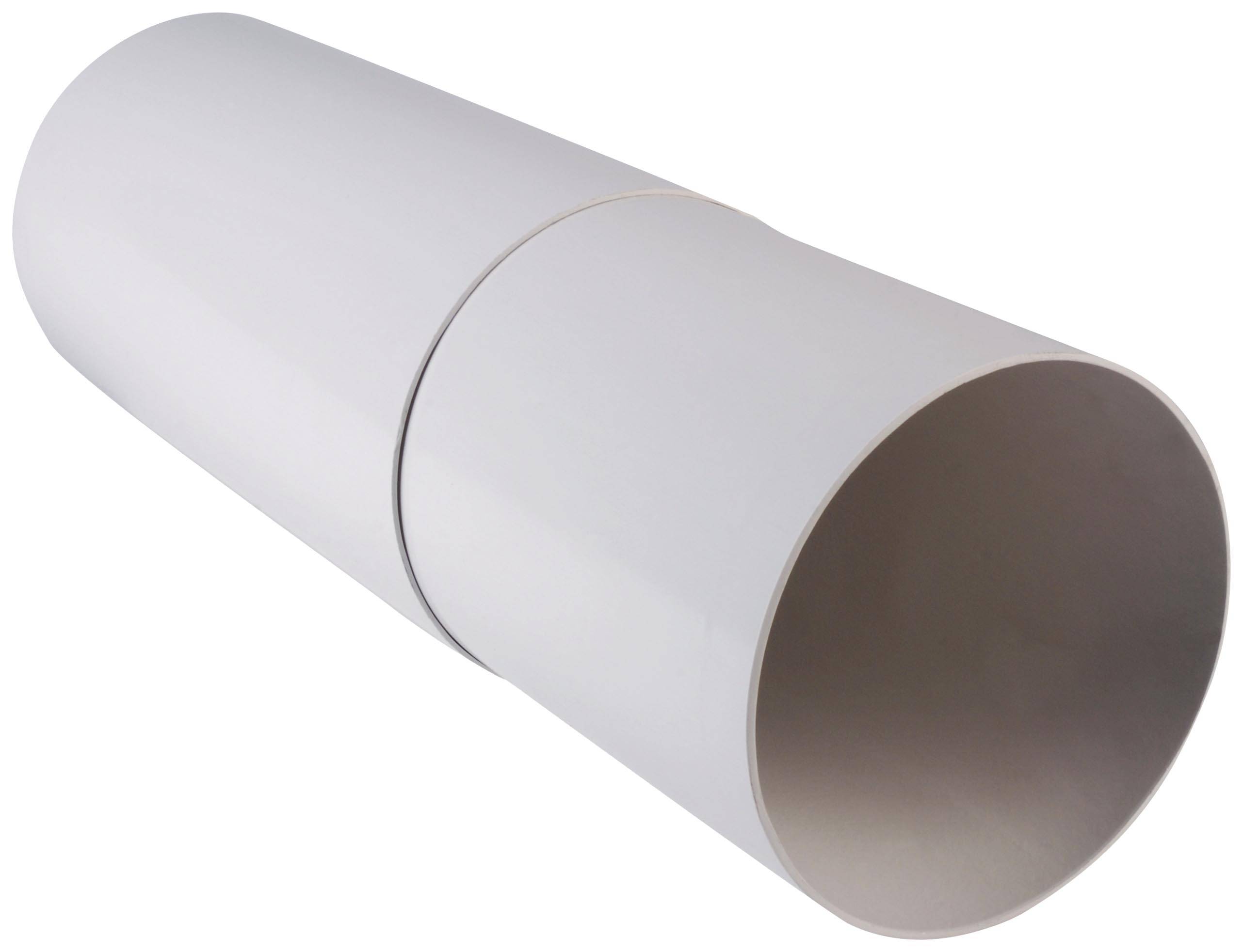 Wallair 20200198 Rundrohr-Lüftungssystem 100 Teleskoprohr