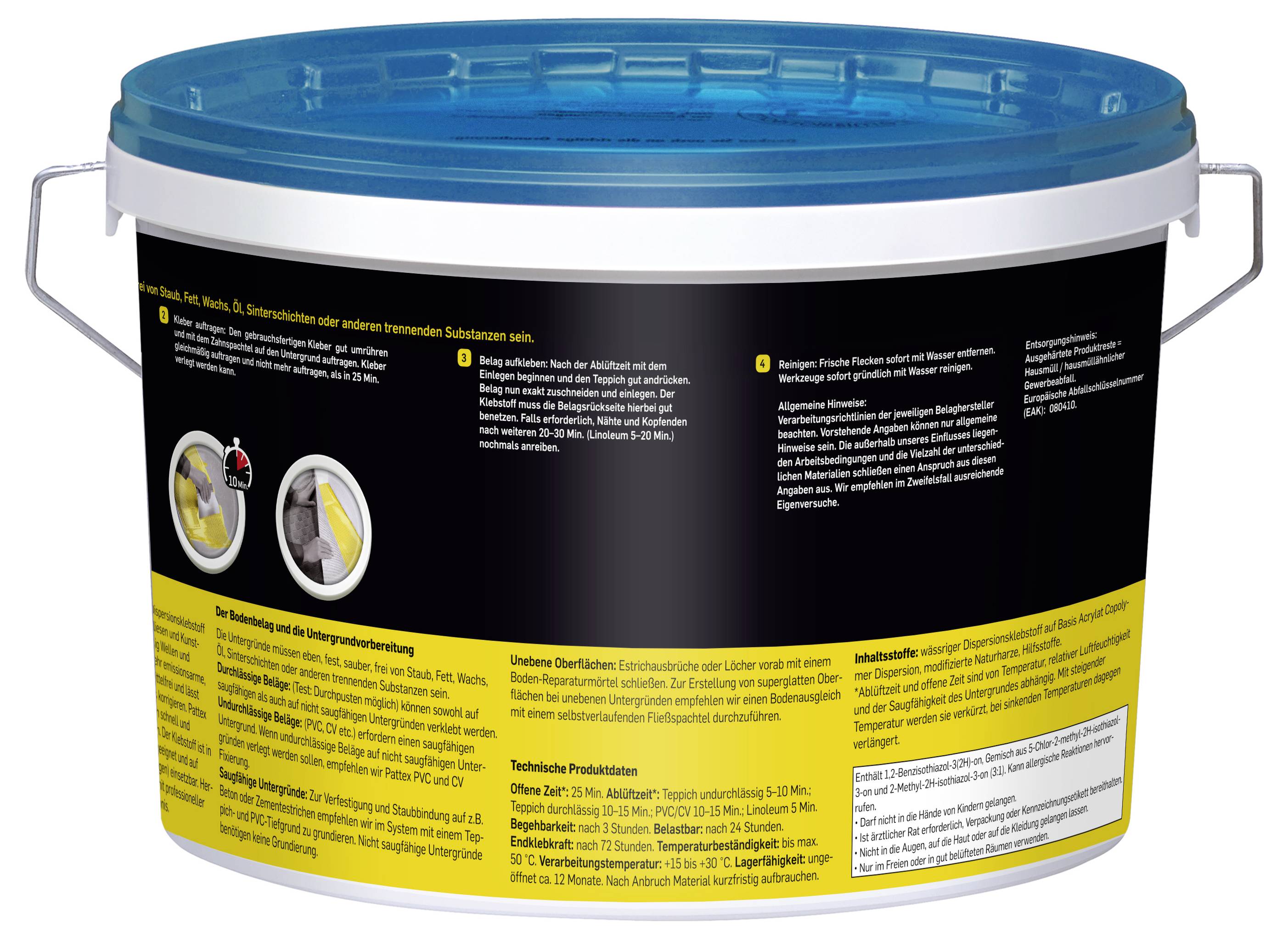 Pattex Teppich & PVC Kleber PTK4 4kg