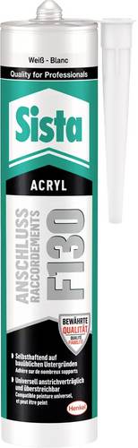 Sista F130 Acryl Herstellerfarbe Weiß L40WS 300 ml
