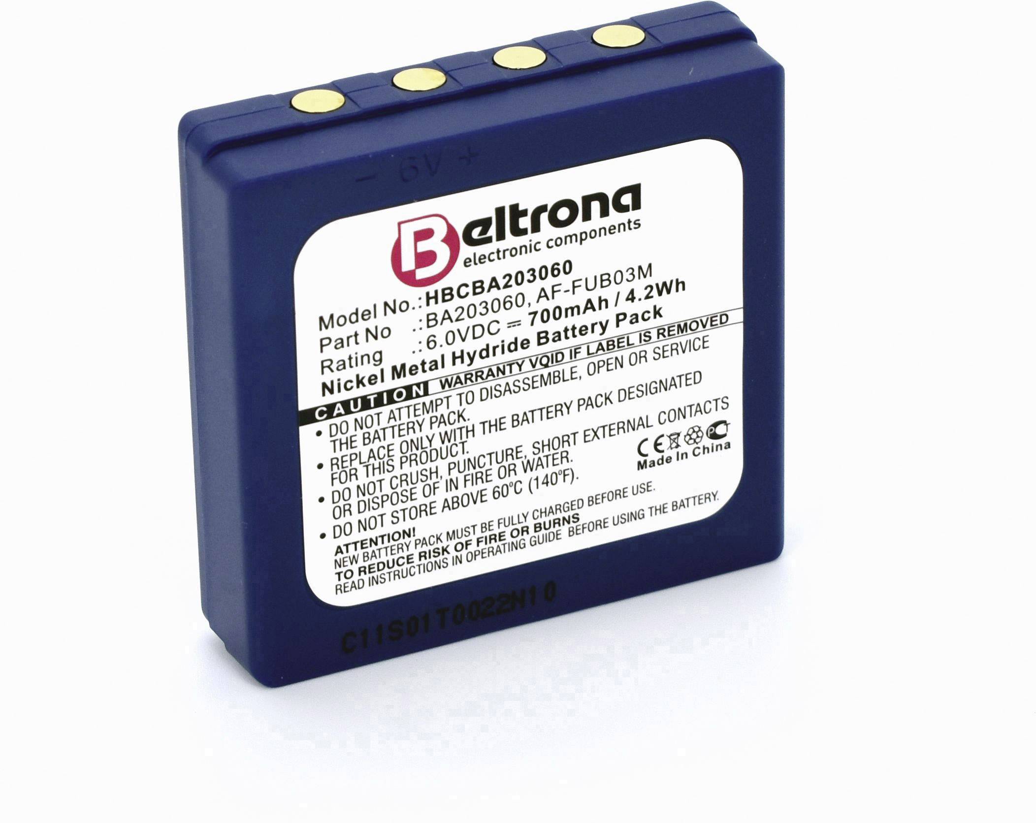 Beltrona Kran-Fernbedienungs-Akku 6 V 700 mAh