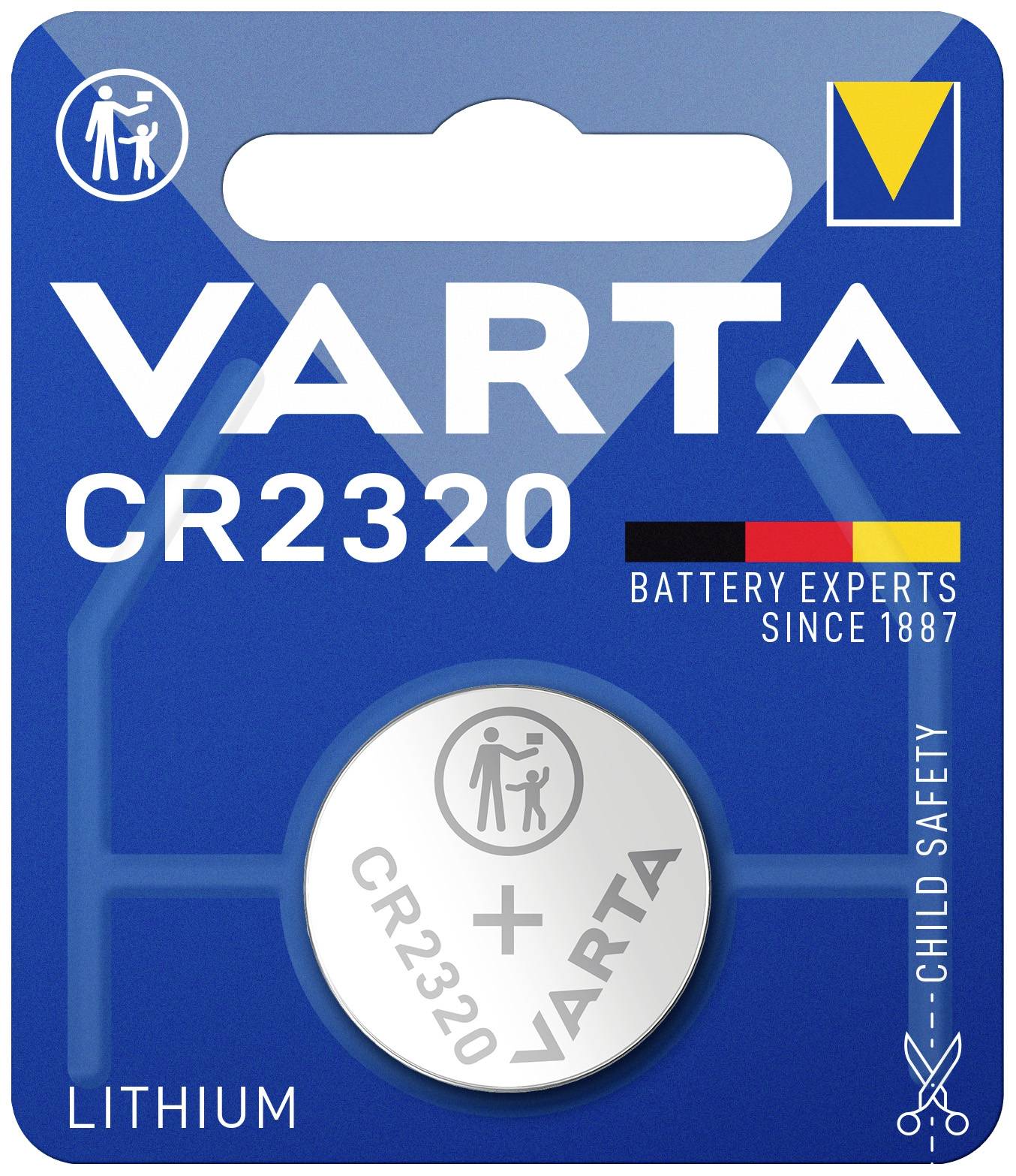 Varta Knopfzelle CR 2320 3 V 1 St. 135 mAh Lithium LITHIUM Coin CR2320 Bli 1