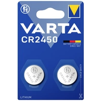 Varta Knopfzelle CR 2450 3V 2 St. 570 mAh Lithium LITHIUM Coin CR2450 Bli 2 Varta Knopfzelle CR 2450 3V 2 St. 570 mAh Lithium LITHIUM Coin CR2450 Bli 2
