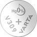 Varta Knopfzelle 309 1.55V 73 mAh Silberoxid SILVER Coin V309/SR48 NaBli 1 Varta Knopfzelle 309 1.55V 73 mAh Silberoxid SILVER Coin V309/SR48 NaBli 1