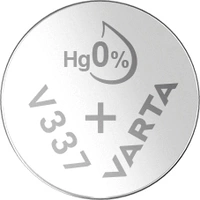 Varta Knopfzelle 337 1.55 V 1 St. 9 mAh Silberoxid SILVER Coin V337/SR416 NaBli 1 Varta Knopfzelle 337 1.55 V 1 St. 9 mAh Silberoxid SILVER Coin V337/SR416 NaBli 1