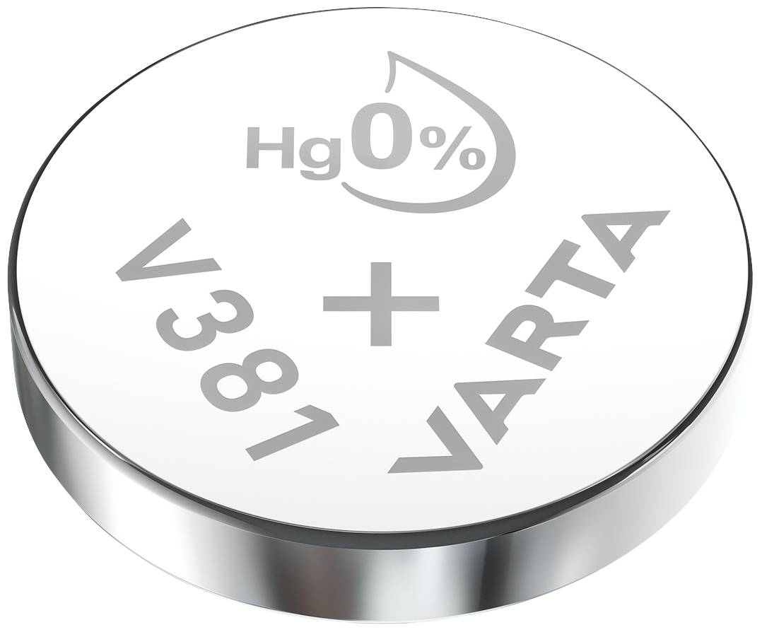 Varta Knopfzelle 381 1.55V 49 mAh Silberoxid SILVER Coin V381/SR55 NaBli 1