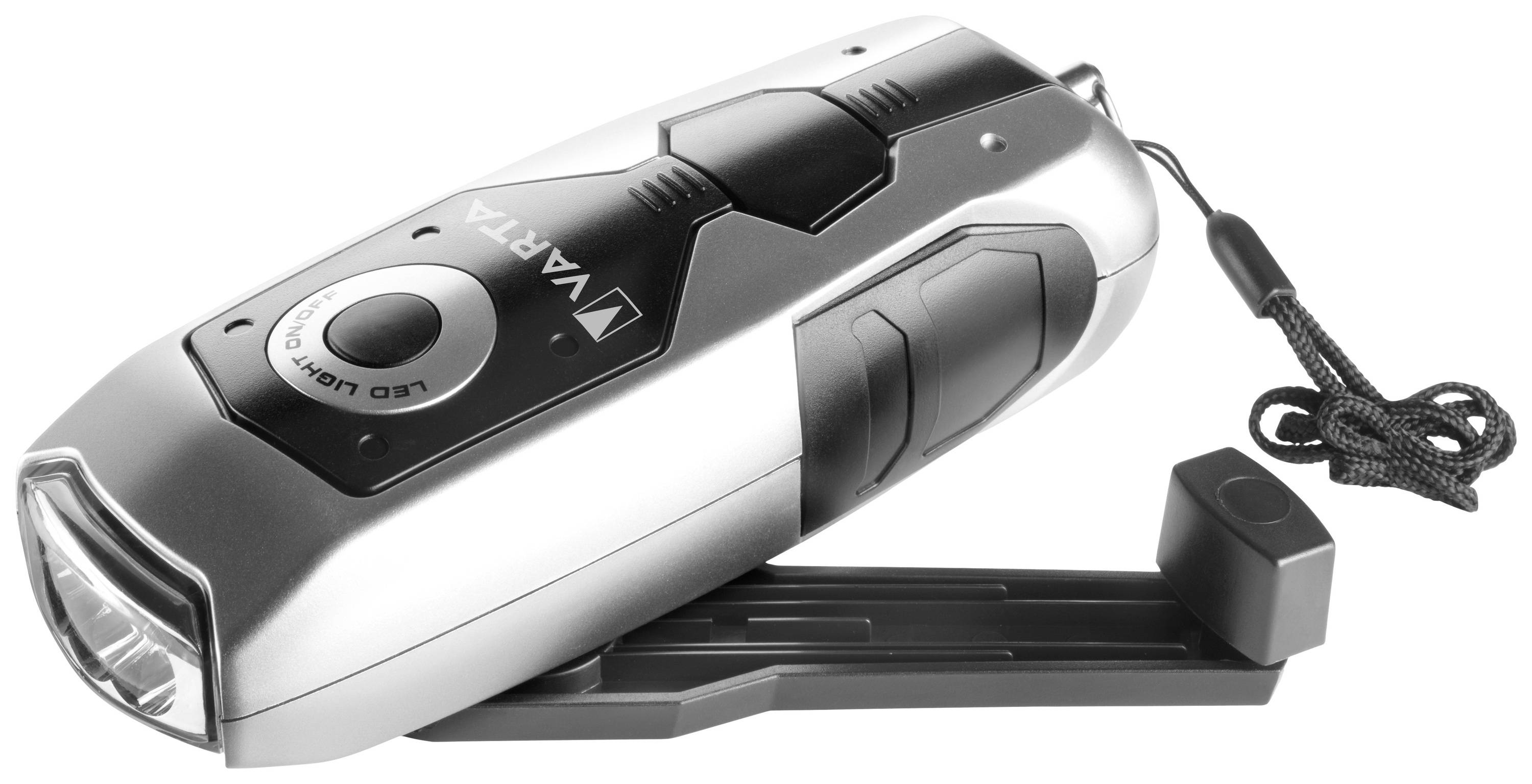 Varta Dynamo Light LED Taschenlampe dynamobetrieben 28 lm 1 h 150 g