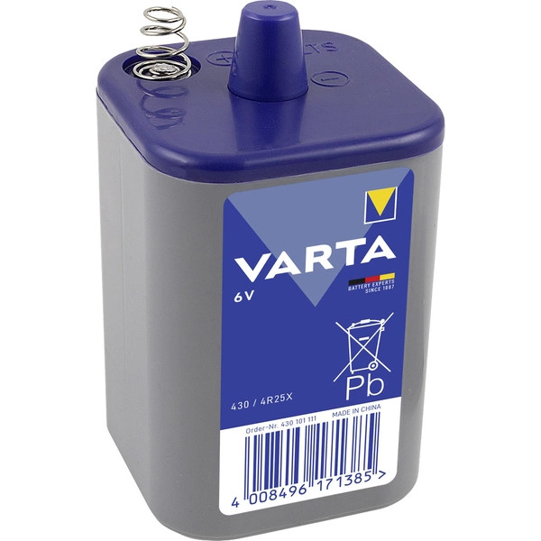 Varta PROFESSIONAL 430 Z/C 4R25X Spezial-Batterie 4R25 Federkontakt Zink-Kohle 6 V 7500 mAh 1 St. Varta PROFESSIONAL 430 Z/C 4R25X Spezial-Batterie 4R25 Federkontakt Zink-Kohle 6 V 7500 mAh 1 St.