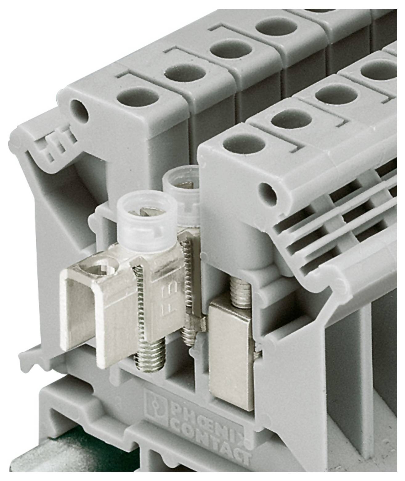 Phoenix Contact 3001501 Durchgangsreihenklemme 5.2 mm Schrauben Grau 50 St.