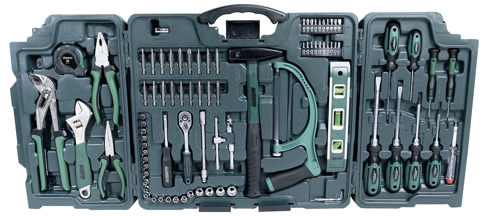 Brüder Mannesmann M29085 Werkzeugset Universal im Koffer 89teilig