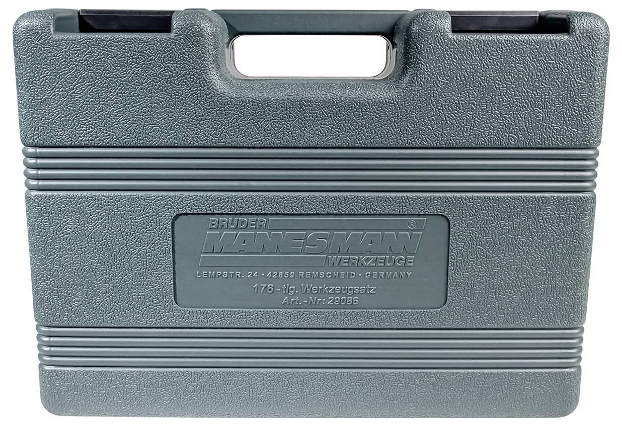 Brüder Mannesmann M29086 Werkzeugset Heimwerker im Koffer 176teilig