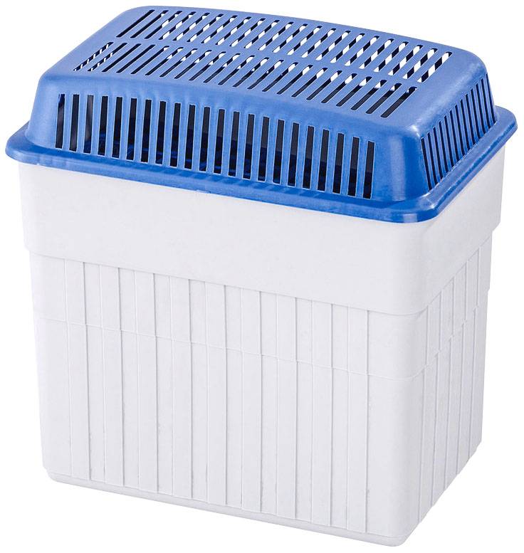 Wenko Granulat-Luftentfeuchter 50m² Blau, Weiß