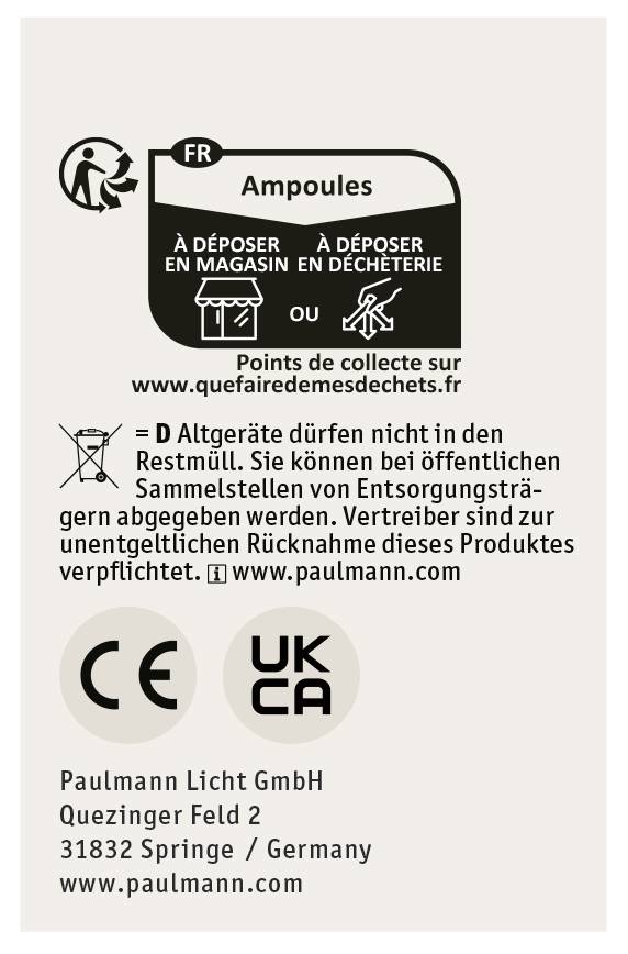 Paulmann Leuchtstoffröhren Starter 4/22W Duo 2er Set 230V 4 bis 22W