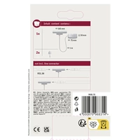 Paulmann 96831 Hochvolt-Schienensystem-Komponente Einspeiser Chrom (matt) Paulmann 96831 Hochvolt-Schienensystem-Komponente Einspeiser Chrom (matt)
