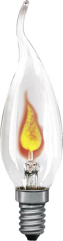 Paulmann Glühlampe 130 mm 230 V E14 3 W Klar Kerzenform dimmbar Inhalt 1 St.