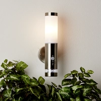 Brilliant Bole G96131/82 Außenwandleuchte mit Bewegungsmelder Halogen E27 60W Edelstahl Brilliant Bole G96131/82 Außenwandleuchte mit Bewegungsmelder Halogen E27 60W Edelstahl
