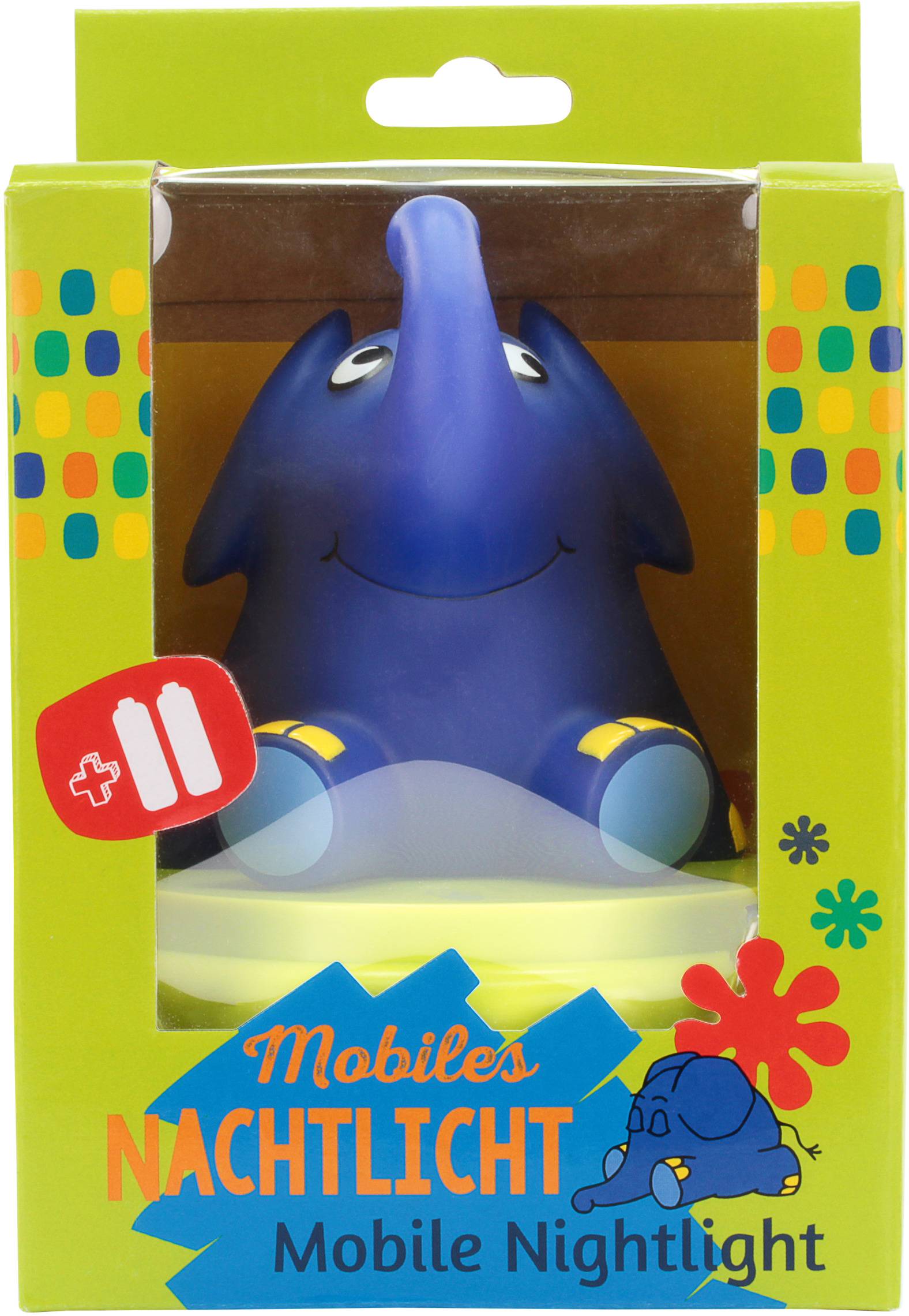 Ansmann Elephant 1800-0017-510 LED-Nachtlicht Elefant LED Blau