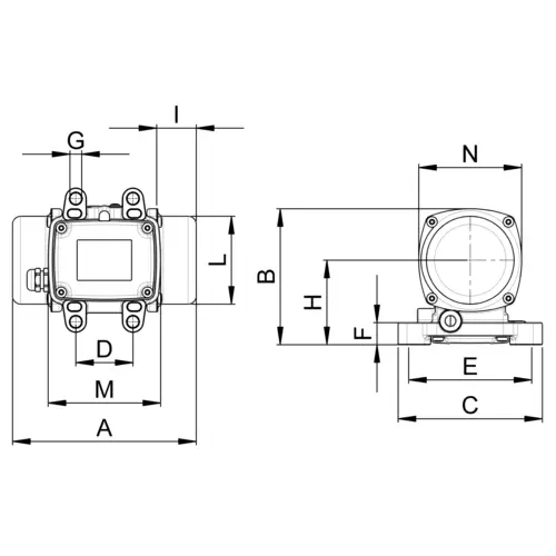 Netter Vibration NEG 25210 Elektro-Vibrator 230 V/400 V 1500 U/min 2073 N 0.17 kW Netter Vibration NEG 25210 Elektro-Vibrator 230 V/400 V 1500 U/min 2073 N 0.17 kW