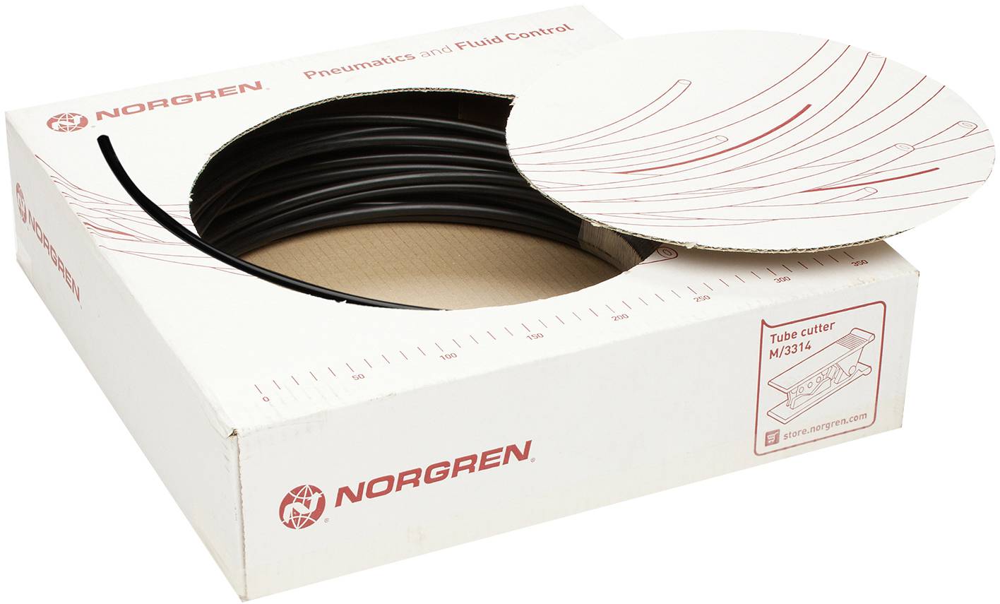 Norgren IMI Druckluftschlauch PU2-0708025C Polyurethan Schwarz Innen-Durchmesser: 6mm 9 bar Meterware