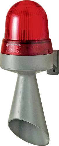 Werma Signaltechnik Kombi-Signalgeber LED 424.120.75 Rot Dauerlicht 24 V/DC 98 dB