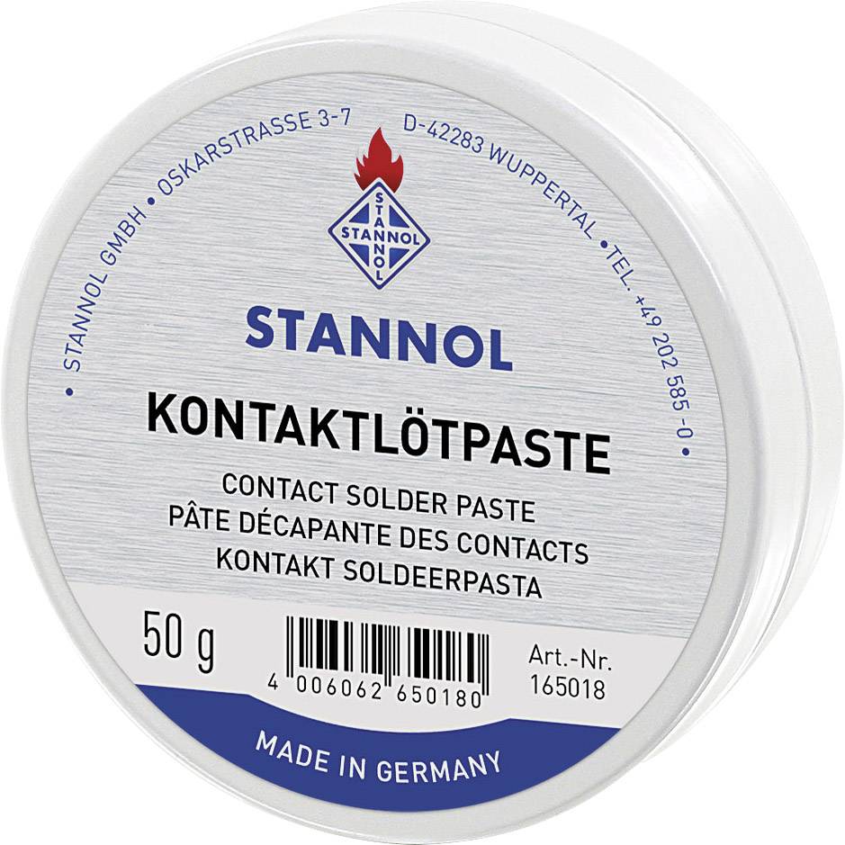 Stannol 165018 Lötpaste Inhalt 50g F-SW 26