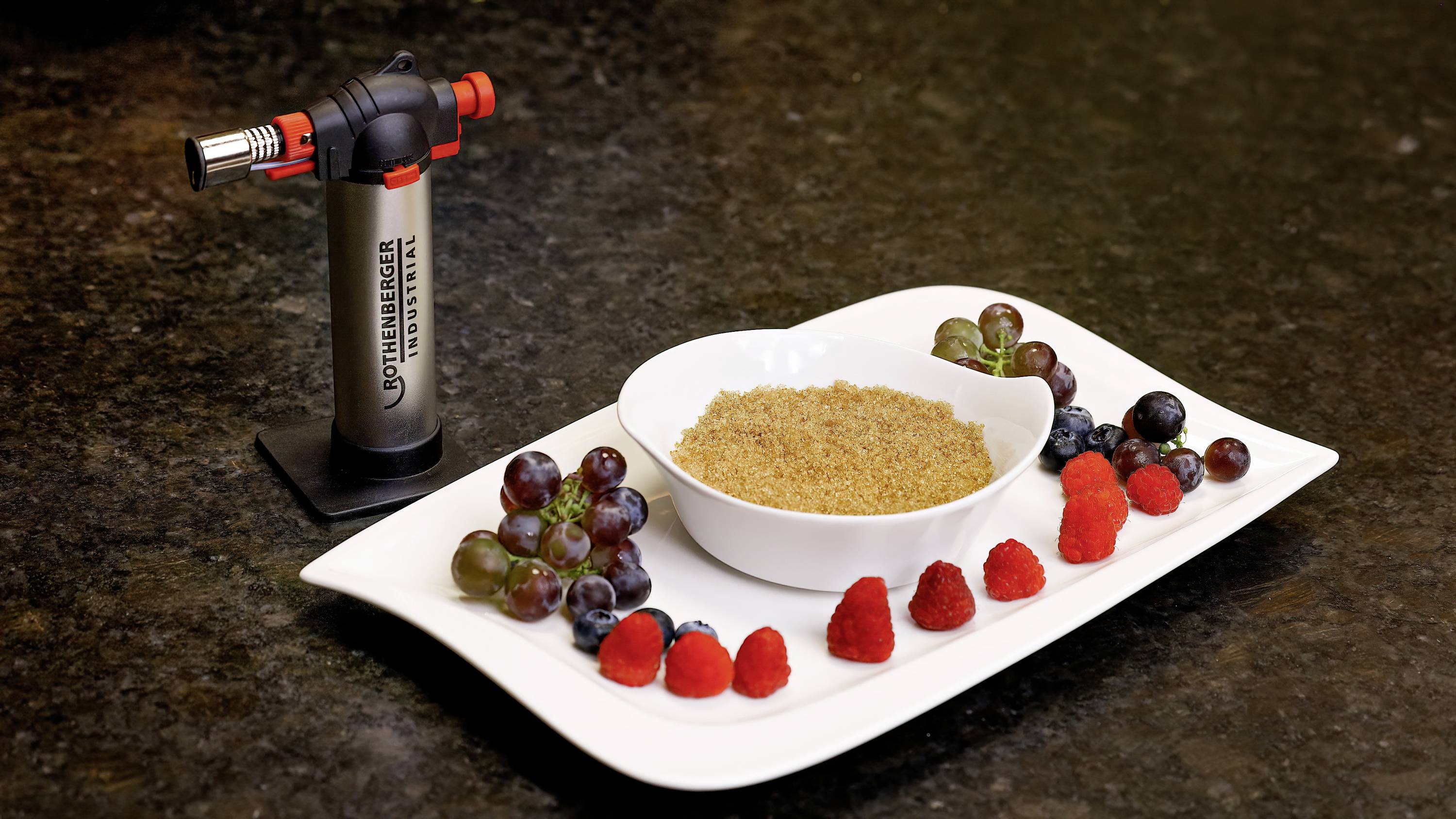 Rothenberger Industrial 03.5126E Gaslöt-Set 1300 °C inkl. Piezozünder, inkl. Crème Brûlèe-Funktion, inkl. Gasflasche 1 Set