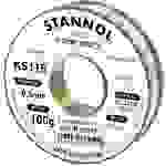 Stannol KS115 Lötzinn, bleifrei Spule Sn99,3Cu0,7 ROM1 100 g 0.5 mm