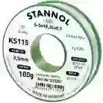 Stannol KS115 Lötzinn, bleifrei Spule Sn99,3Cu0,7 ROM1 100 g 0.5 mm Stannol KS115 Lötzinn, bleifrei Spule Sn99,3Cu0,7 ROM1 100 g 0.5 mm