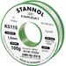 Stannol KS115 Lötzinn, bleifrei Spule Sn99,3Cu0,7 ROM1 100g 1.5mm