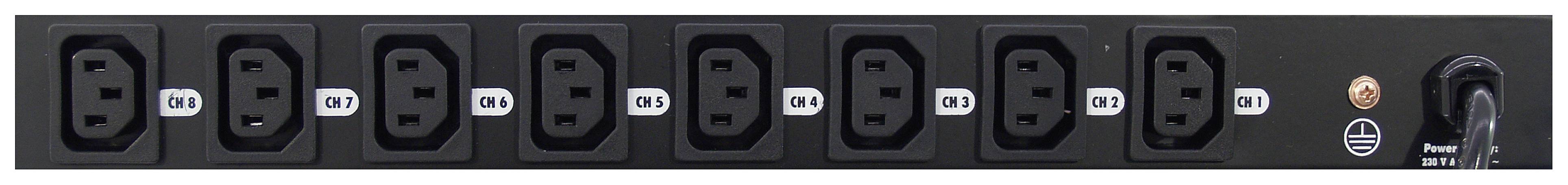 Eurolite BOARD 19 Zoll Stromverteiler 8fach 1 HE