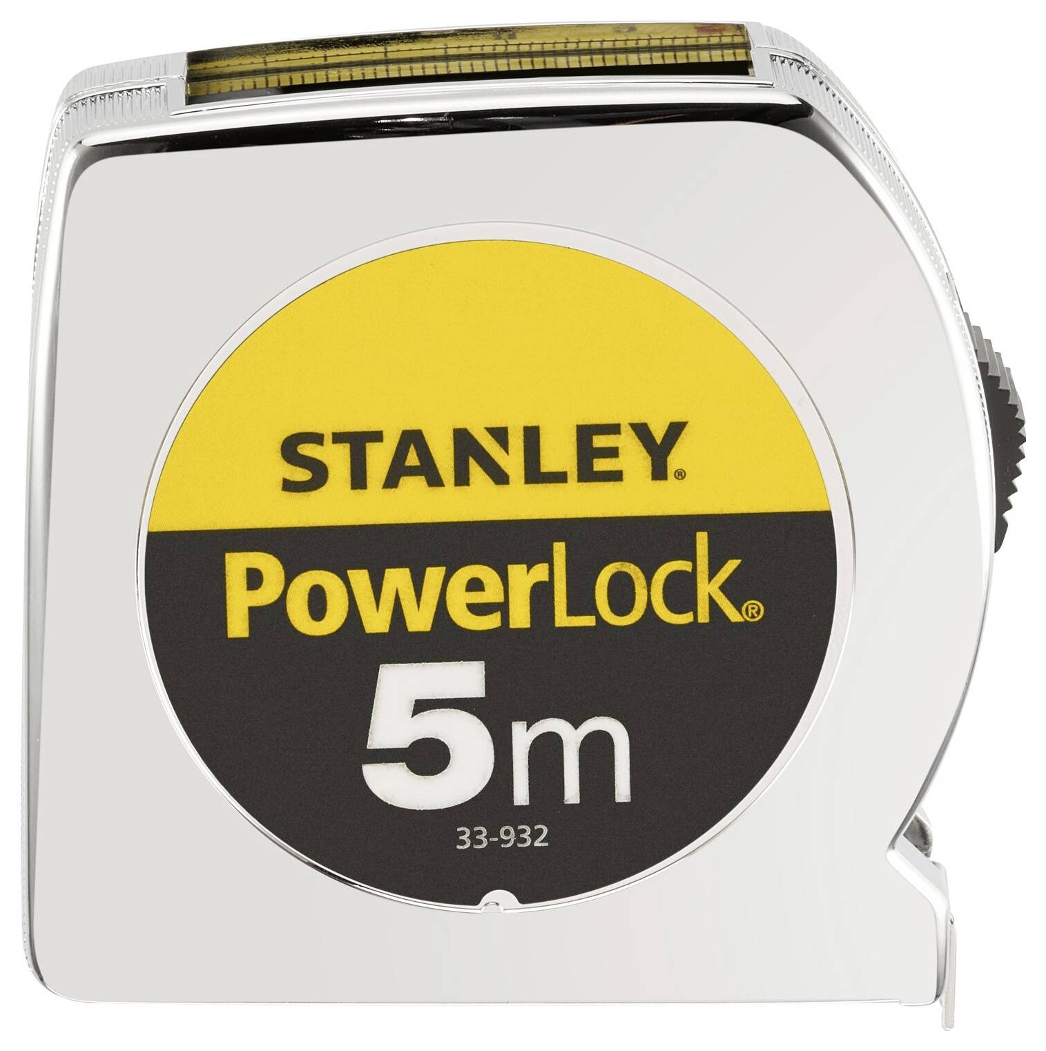 Taschenrollbandmaß PowerLock® L.5m B.19mm mm/cm EGII Ku.Sichtfenster SB STANLEY