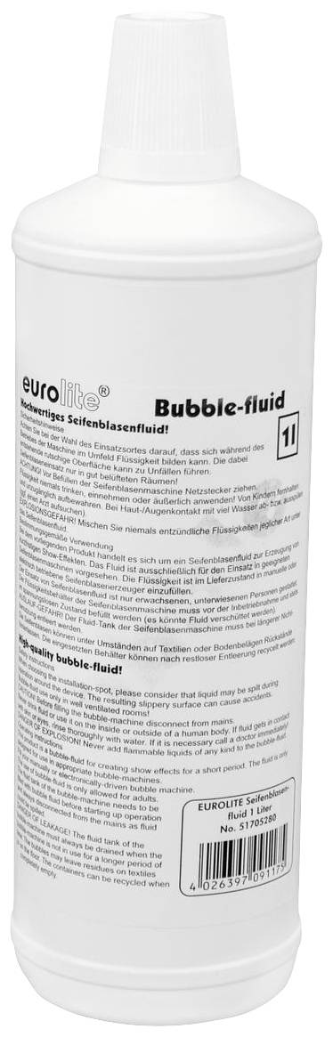 Eurolite farblos Seifenblasenfluid 1l