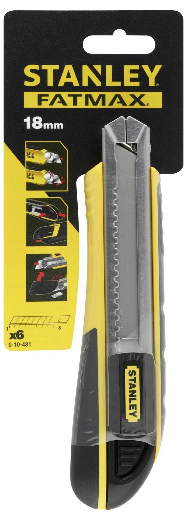 Stanley 0-10-481 Cutter m. Magazin FatMax 18mm 1 St.
