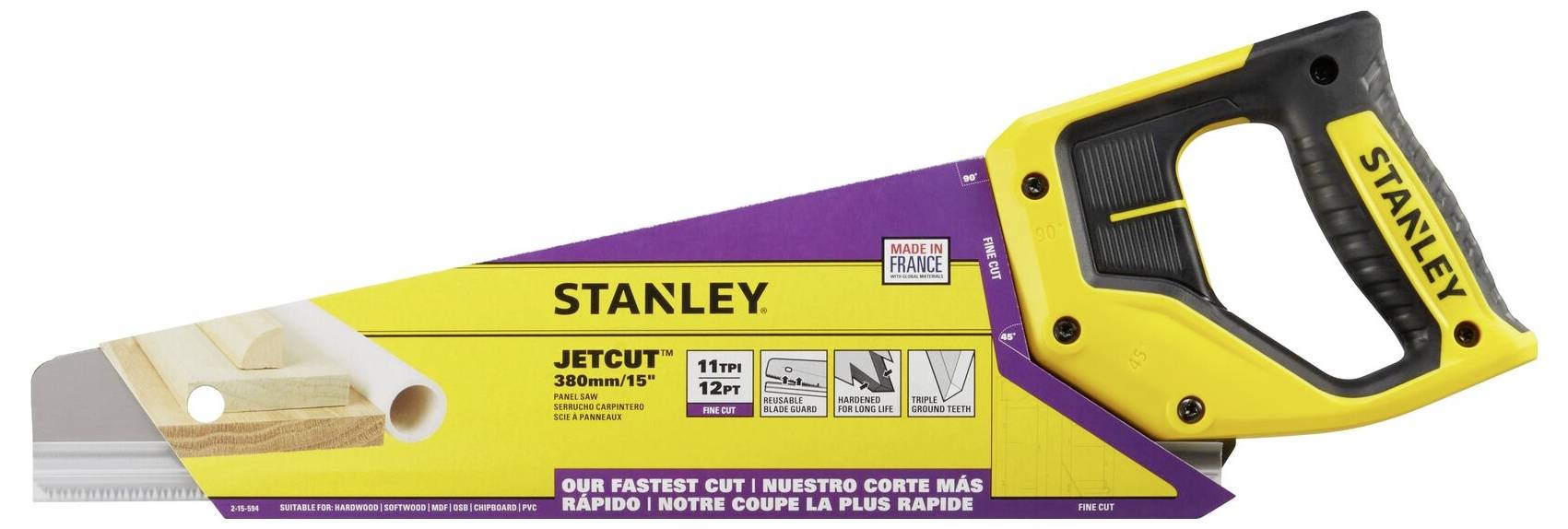 STANLEY JetCut 2-15-594 Fuchsschwanzsäge 380 mm