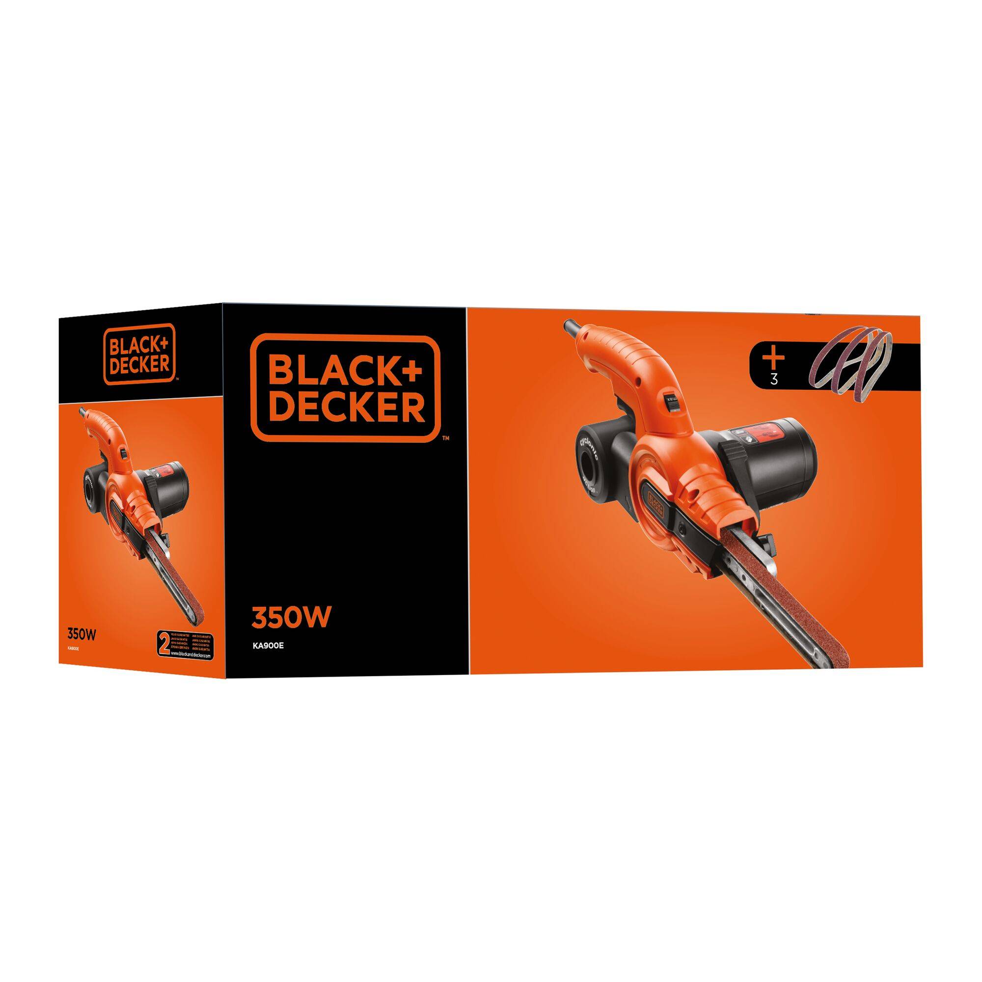 Black & Decker KA900E KA900E-QS Bandfeile 350W Band-Breite 13mm Band-Länge 451mm